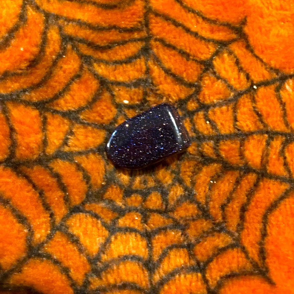 NEW🔮 Blue SandStone, small in size, blue with silver flecks color.